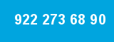 922 273 68 90 922 273 68 90